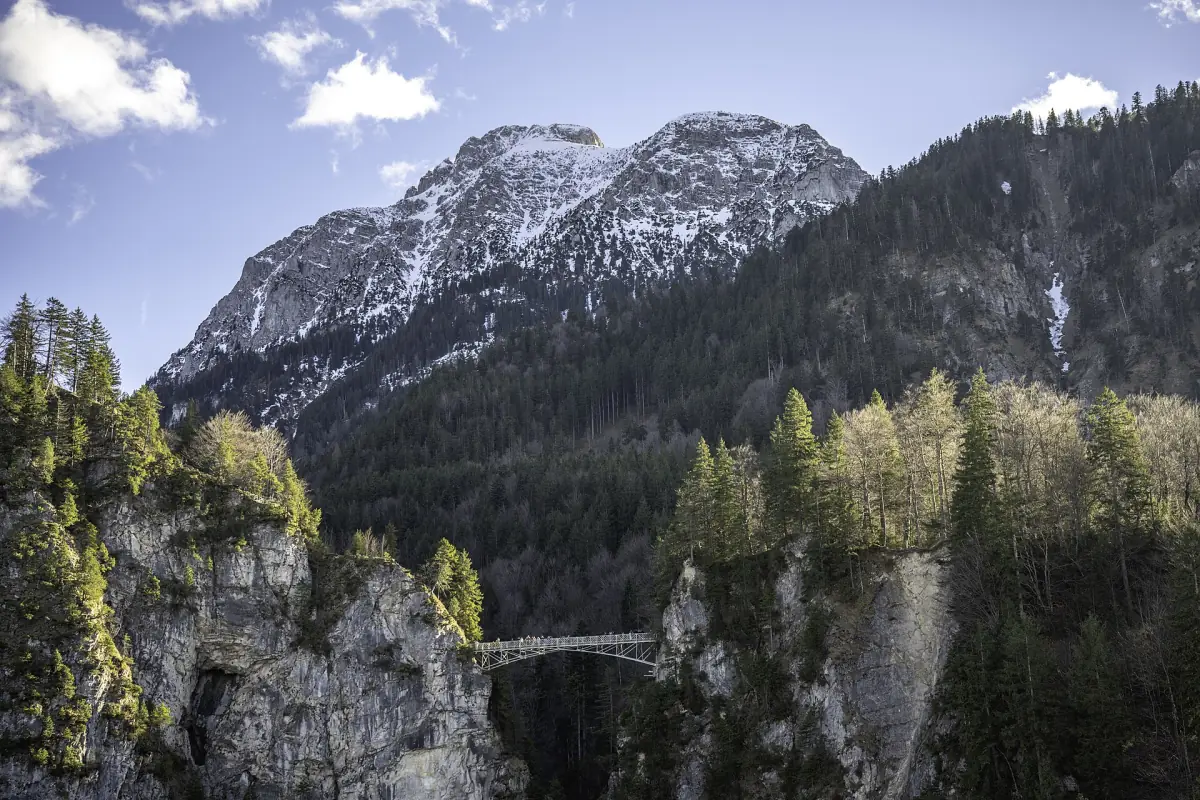 The Marienbrücke spanning the Pöllat gorge